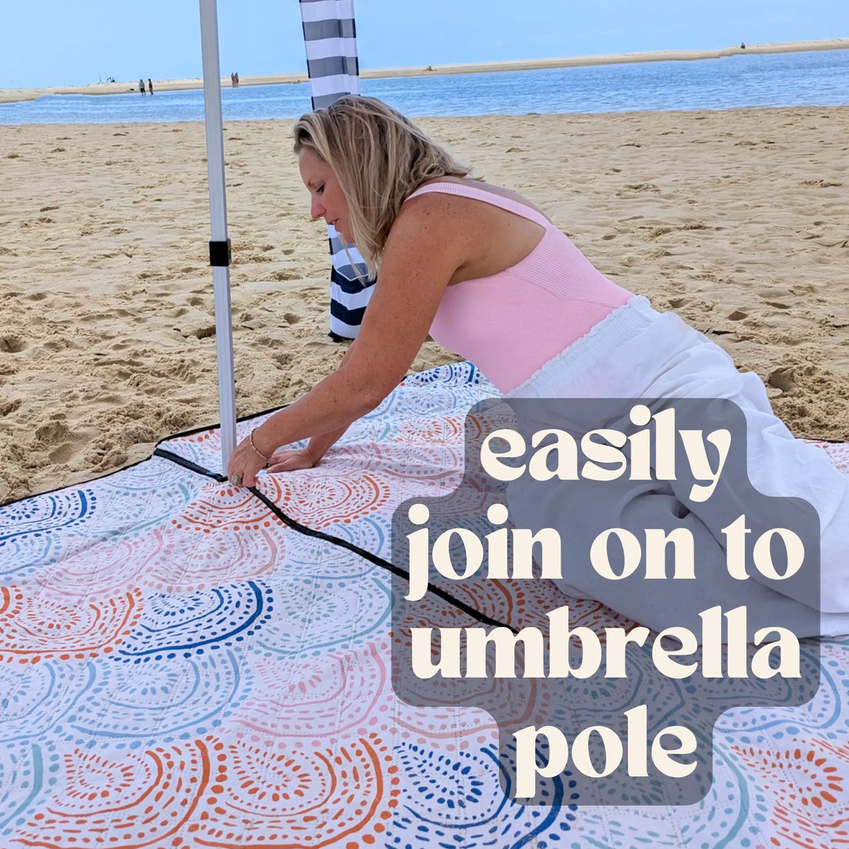 Scallop Drift Beach & Picnic Rug