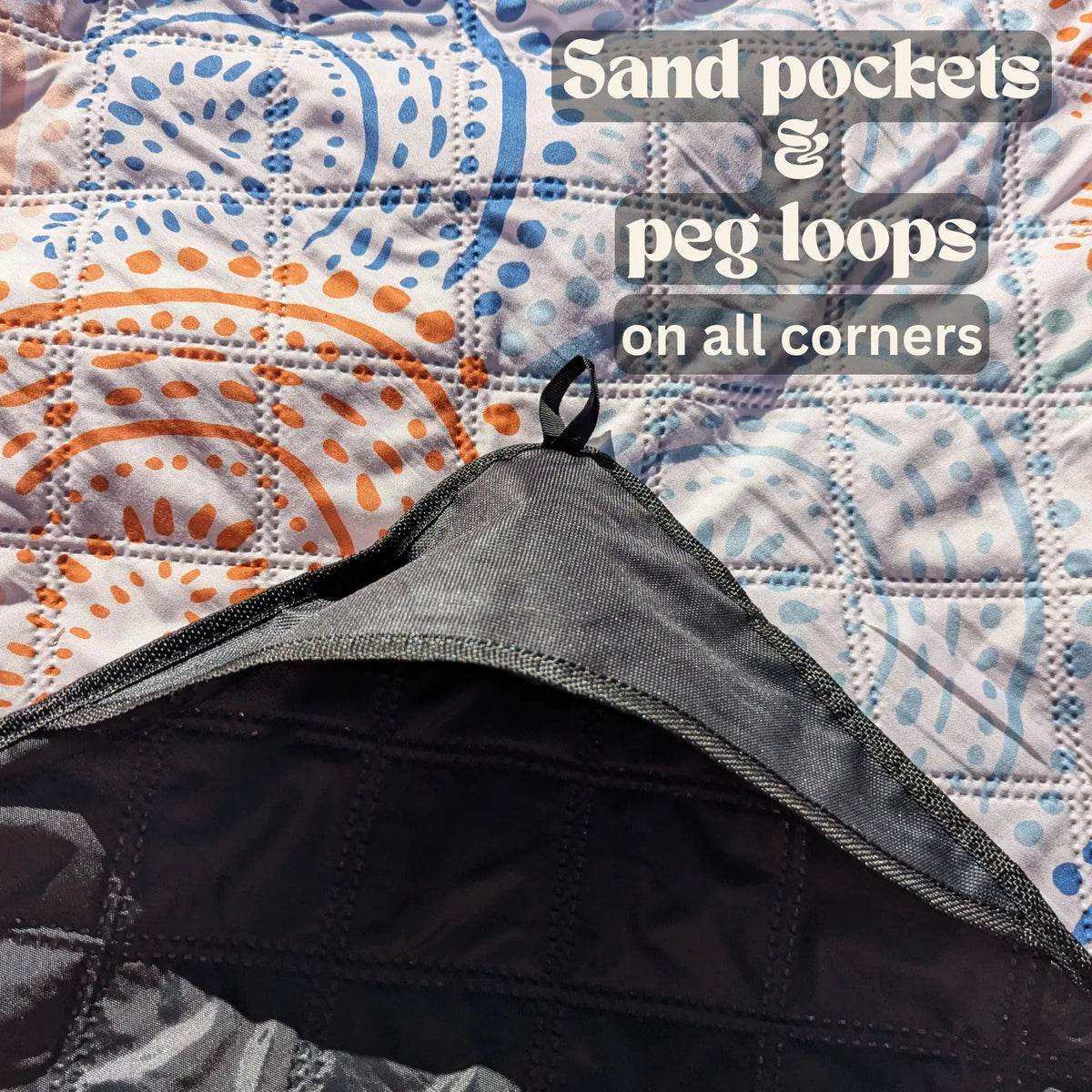 Scallop Drift Beach & Picnic Rug