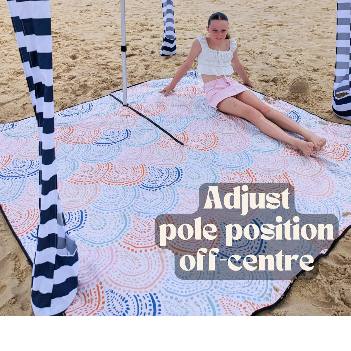 Scallop Drift Beach & Picnic Rug