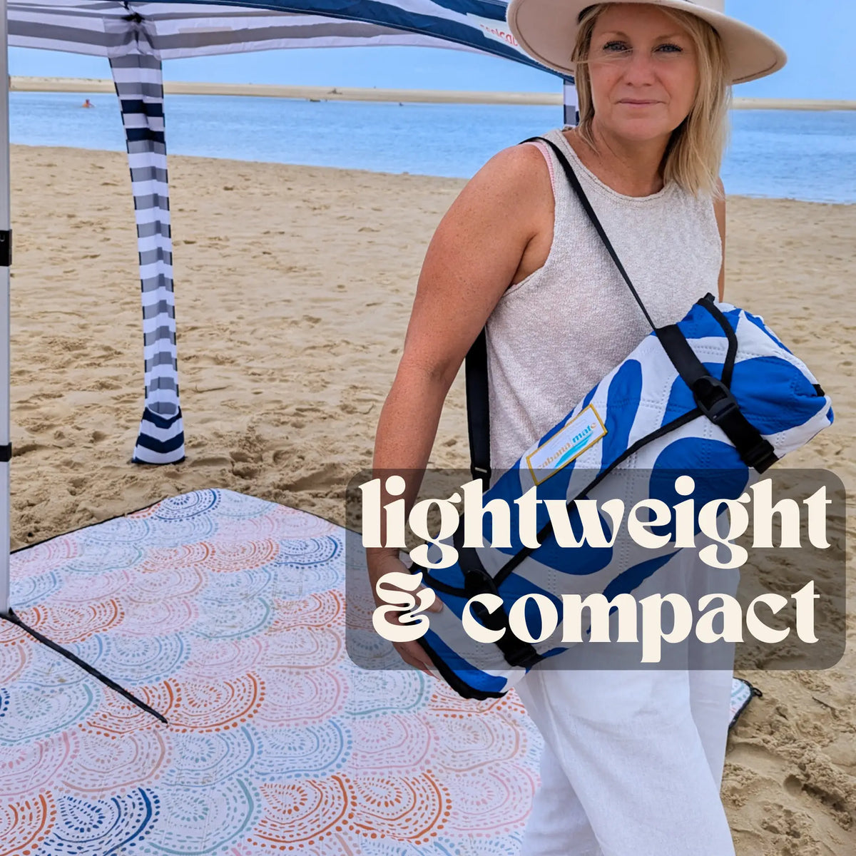 Scallop Drift Beach & Picnic Rug