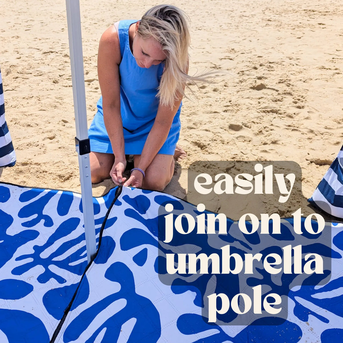 Blue Coral Beach & Picnic Rug